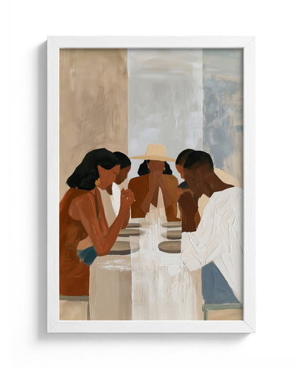 Say Grace - White Frame Main