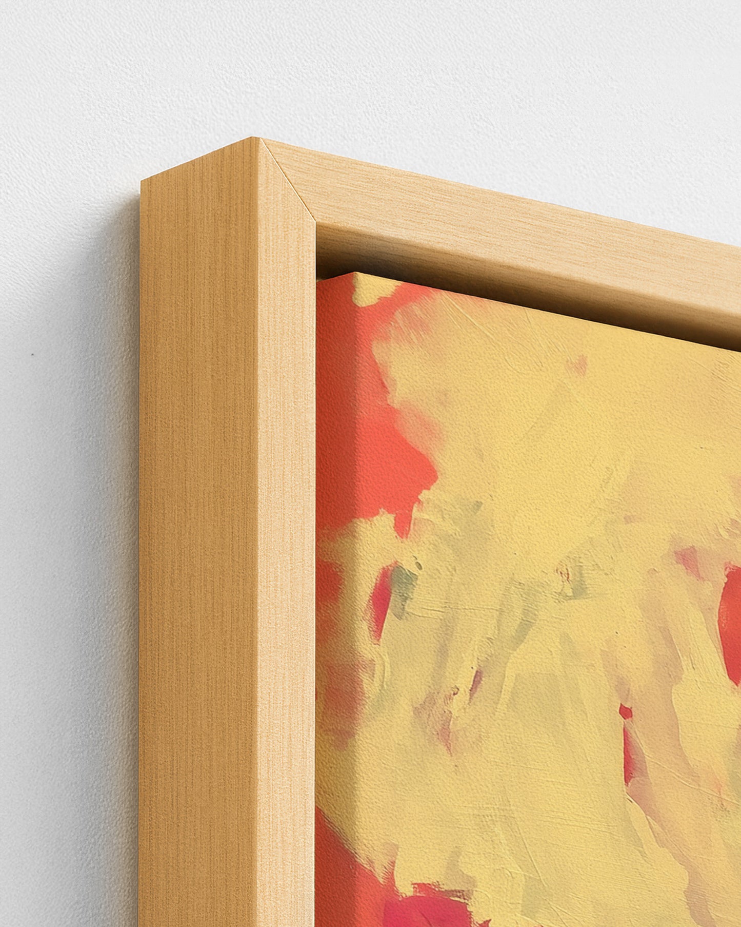 Morning Kettle - Wood Framed Canvas Detail