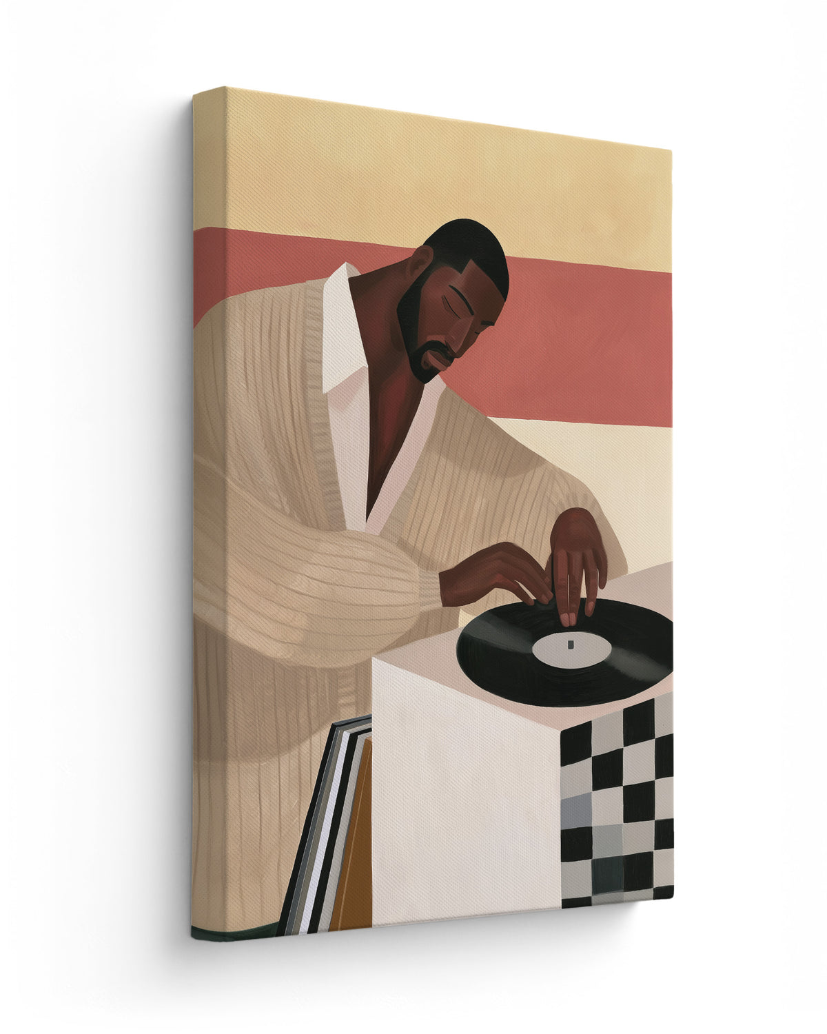 Drop the Needle - Thick Canvas