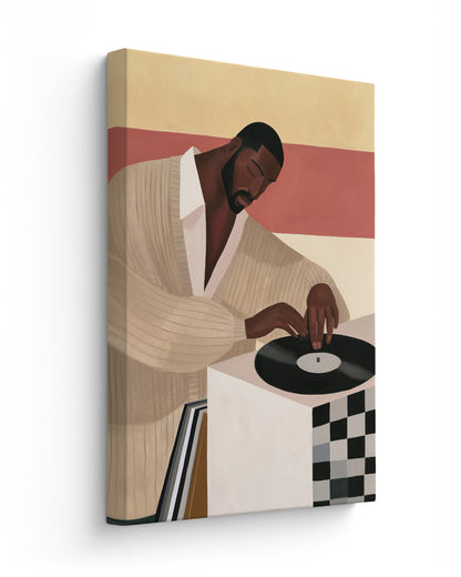 Drop the Needle - Thick Canvas