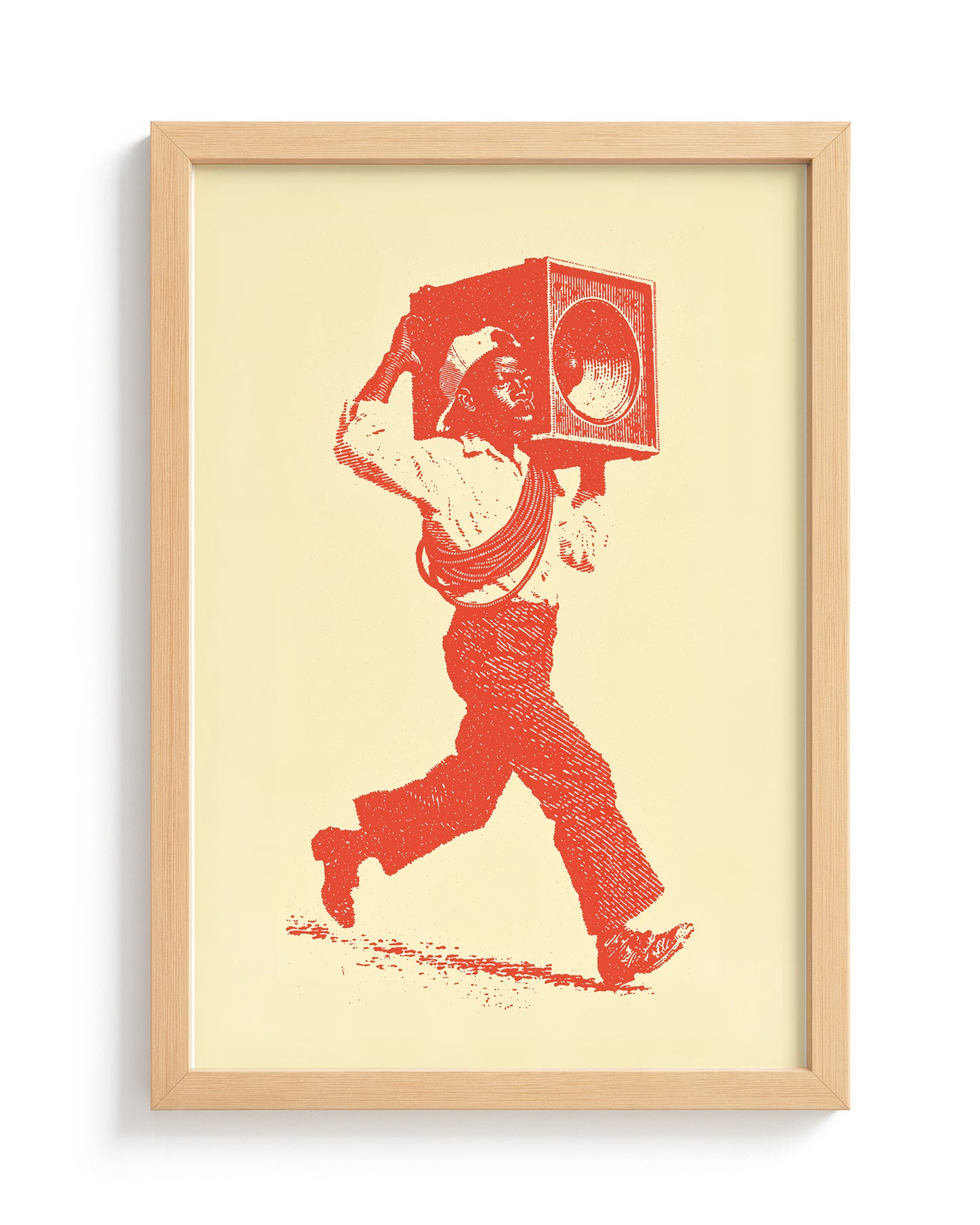 The Sound Man - Wood Frame