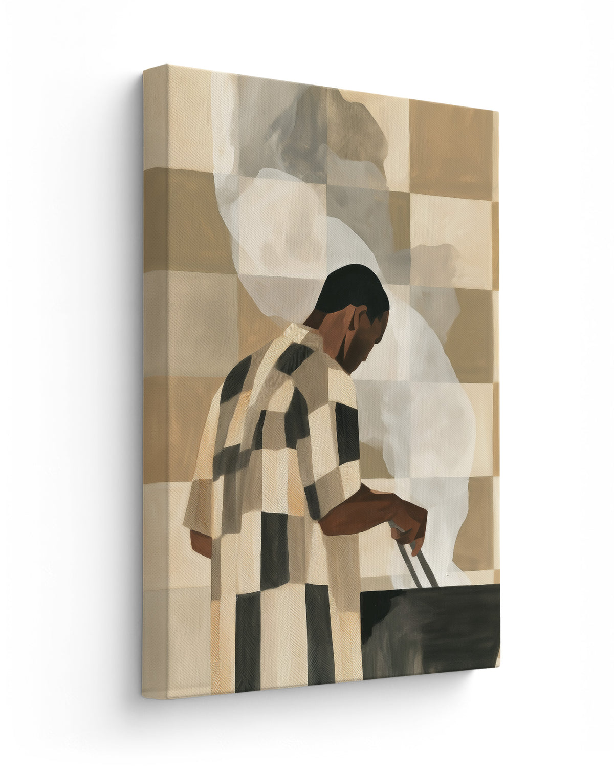 Tending the Coals - Thick Canvas