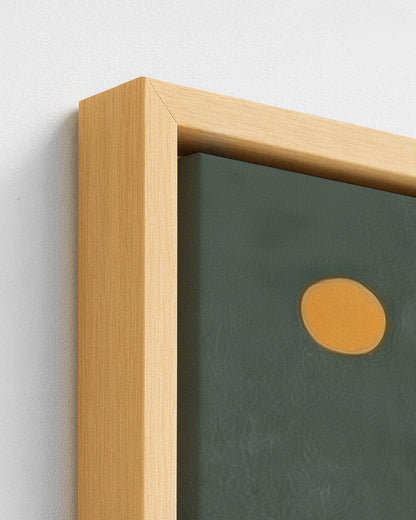 Front Steps - Wood Framed Canvas Detail