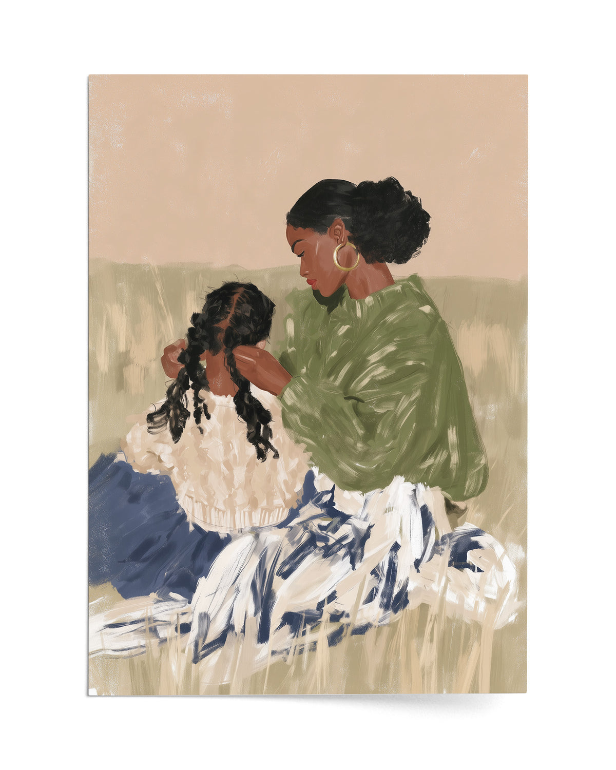 Her Mother's Hands - Print
