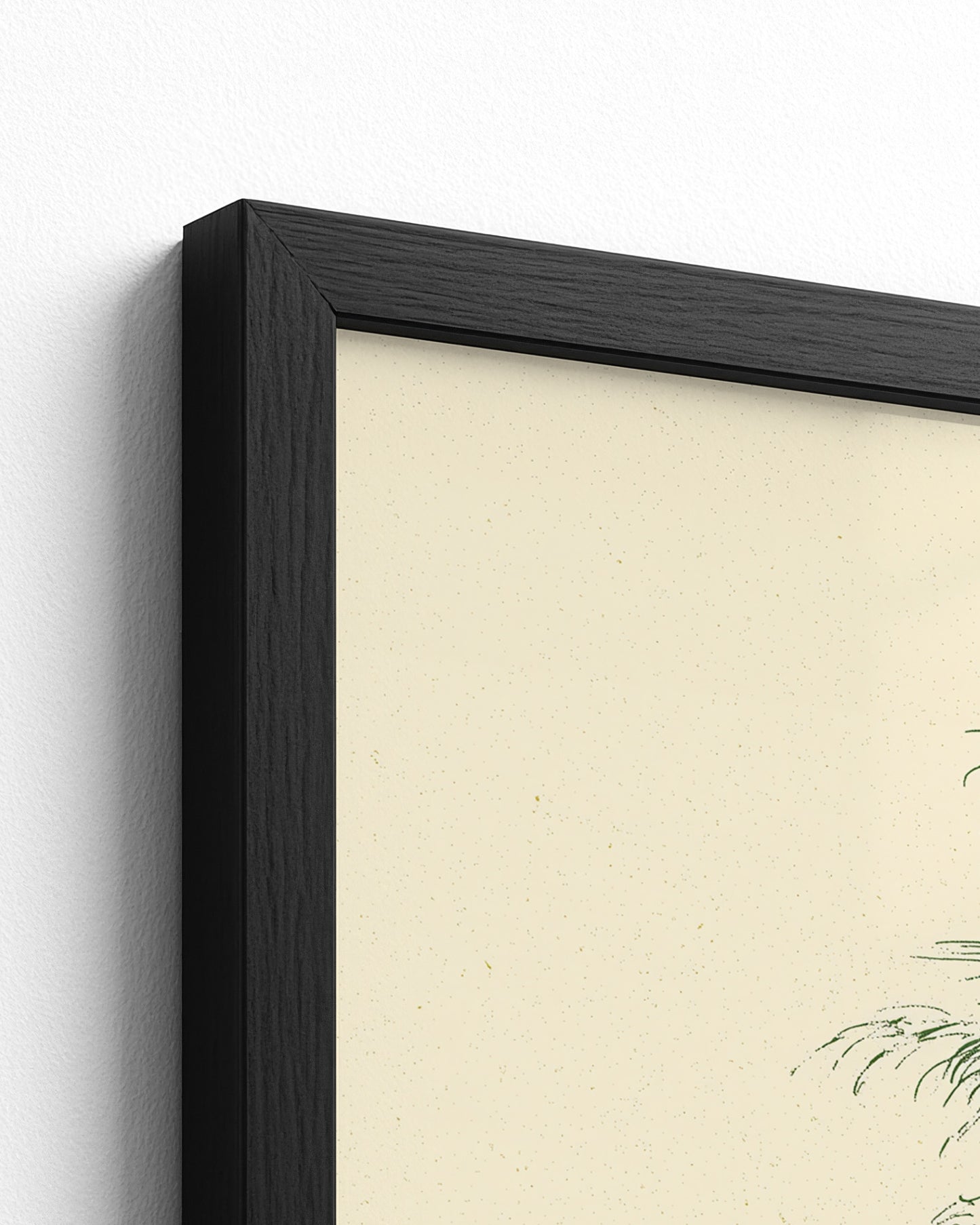 The Coconut Palm - Black Frame