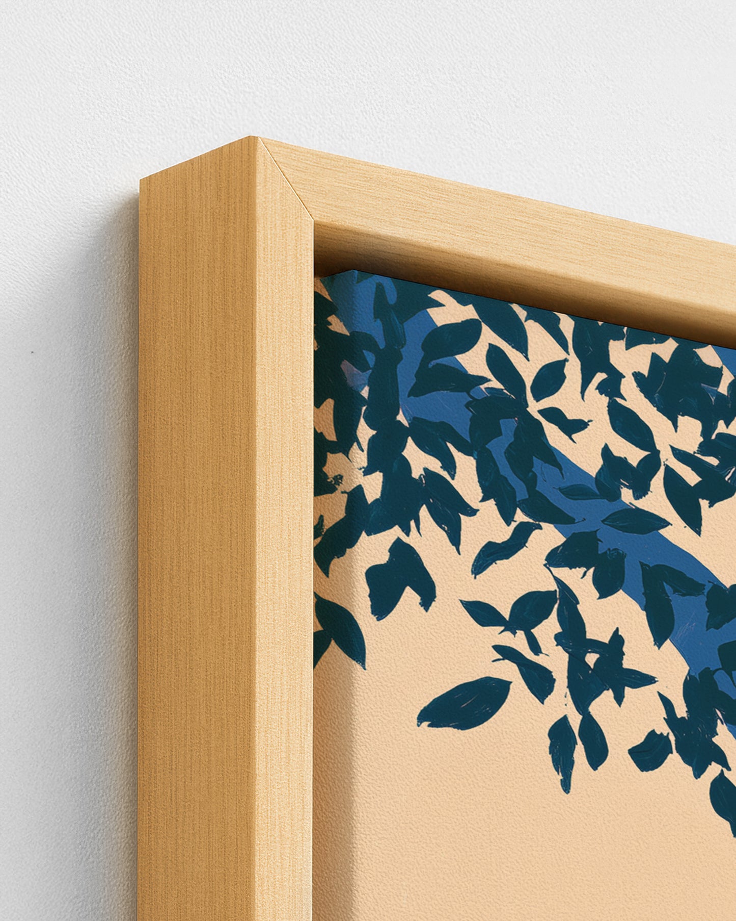 The Drum Keeper - Wood Framed Canvas Detail