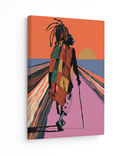 The Long Road Home - Slim Canvas