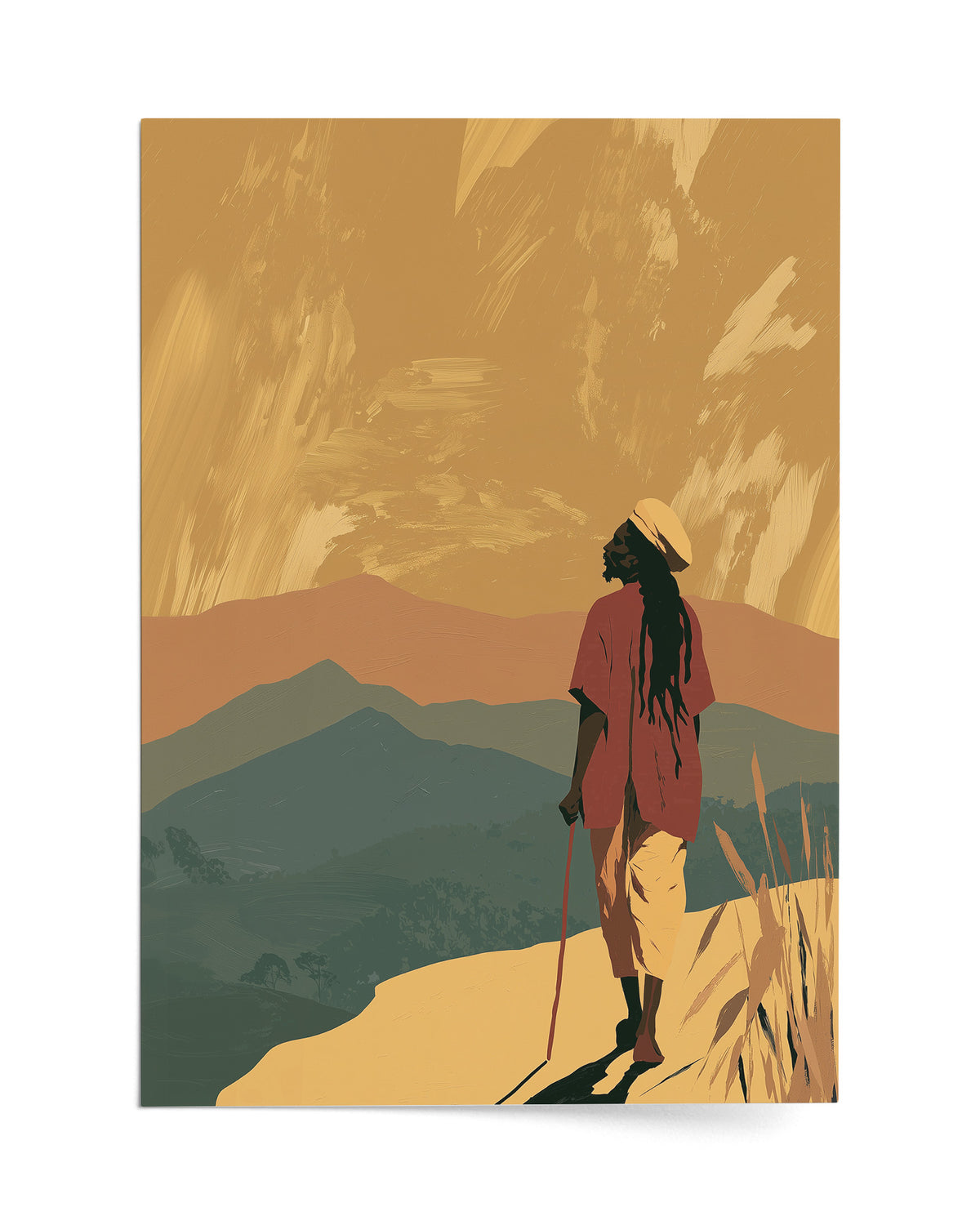 To the Hills - Print