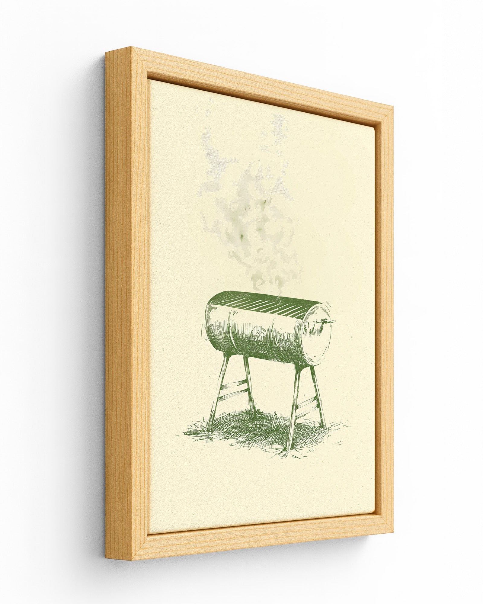 The Jerk Drum - Wood Framed Canvas