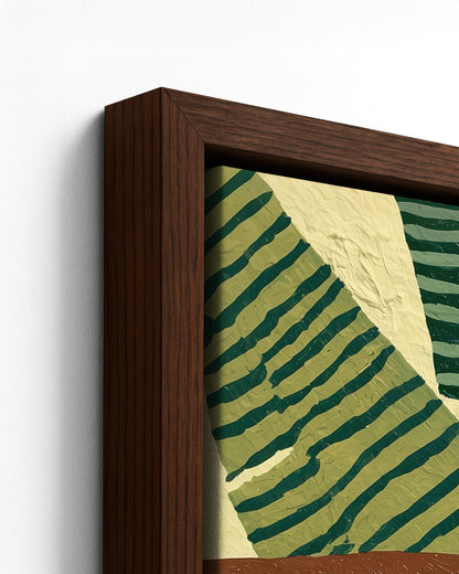 Fresh Squeeze - Dark Wood Framed Canvas Detail