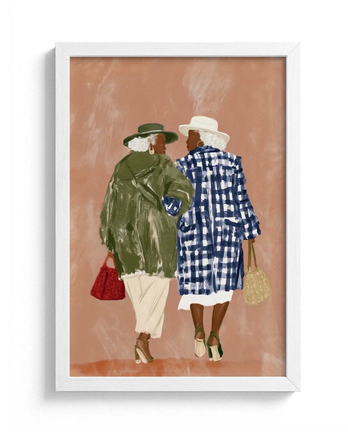 Grandma's Footsteps - White Frame Main