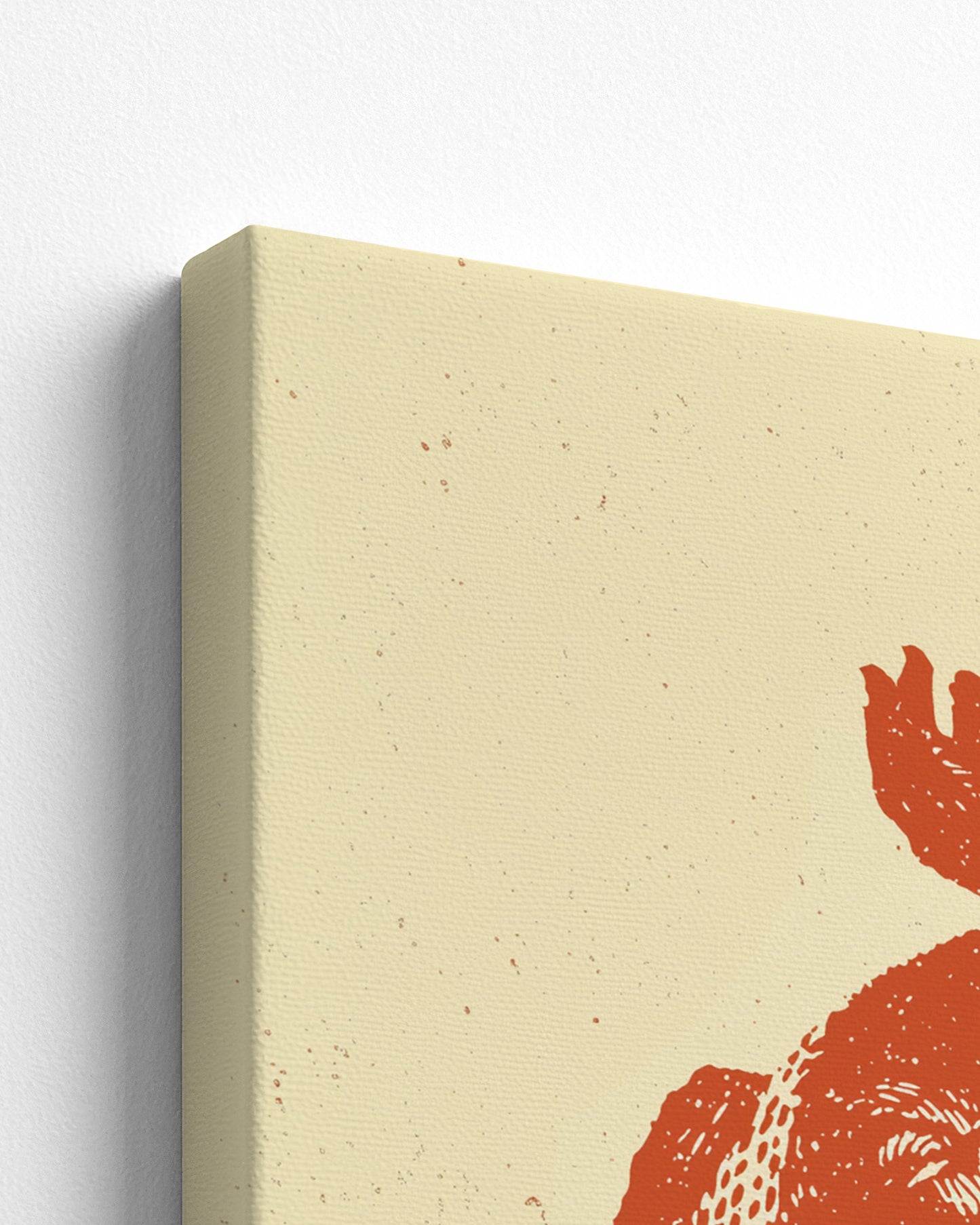 Tambourine - Thick Canvas Detail