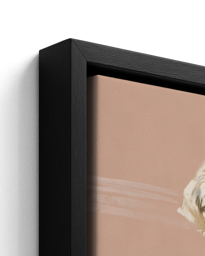 The Big Pot - Black Framed Canvas Detail