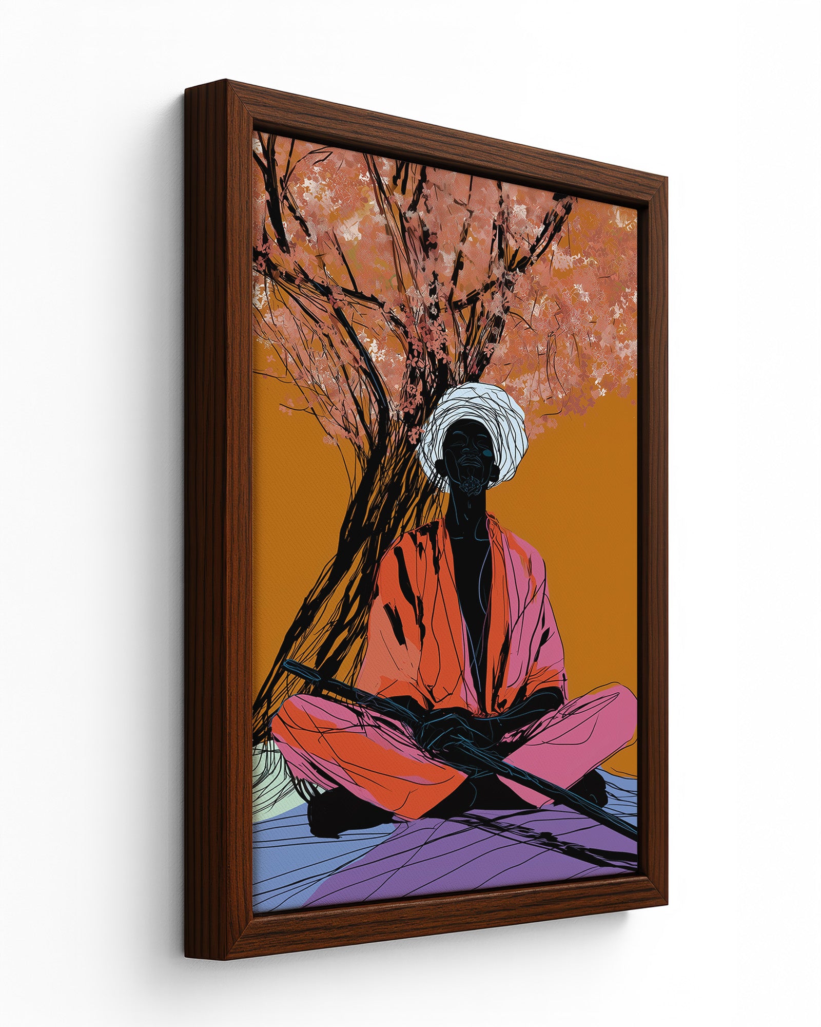 Lignum Vitae - Black Framed Canvas