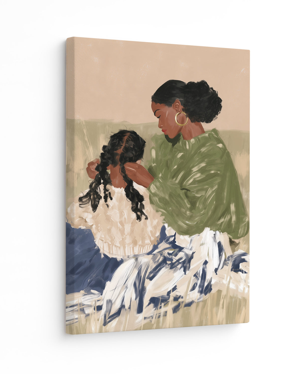 Her Mother's Hands - Slim Canvas