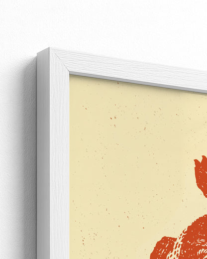 Tambourine - White Frame