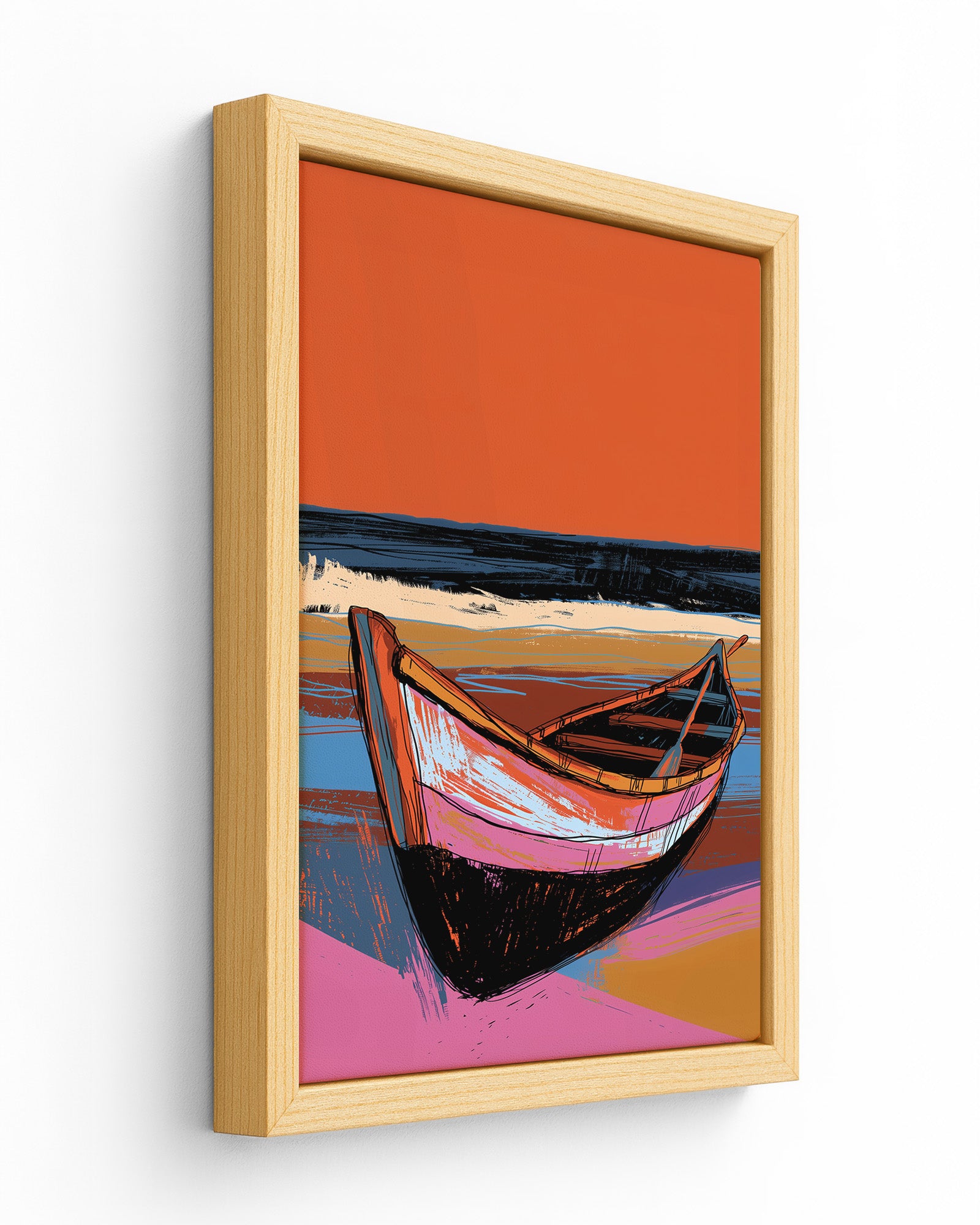 Hellshire - Wood Framed Canvas