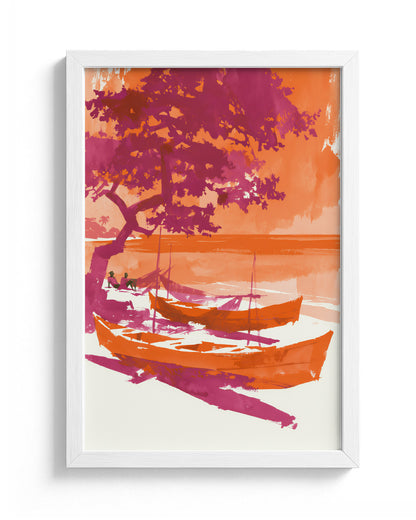 Treasure Beach - White Frame Main