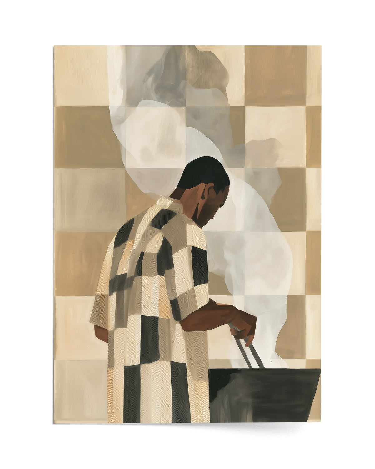 Tending the Coals - Print
