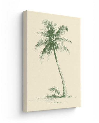 The Coconut Palm - Thick Canvas
