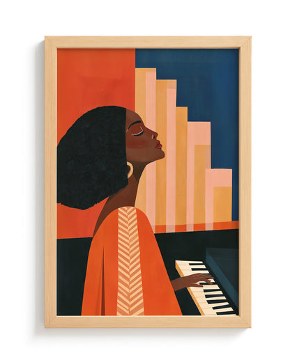 Organist - Wood Frame