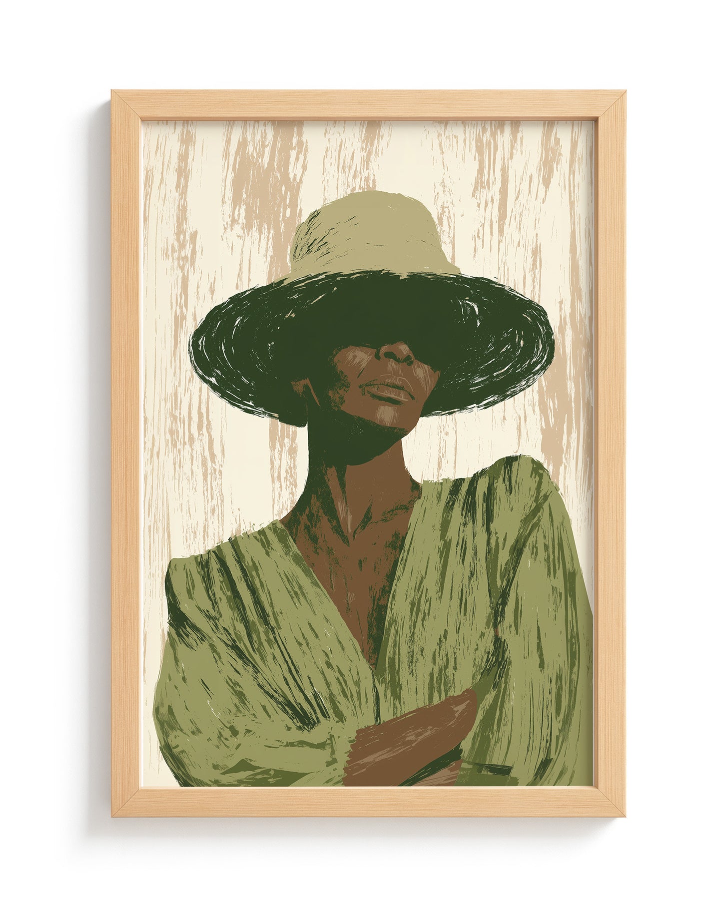 In Her Shade - Wood Frame
