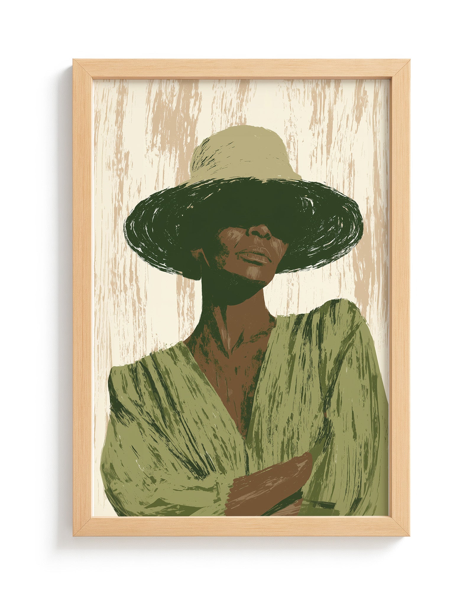 In Her Shade - Wood Frame