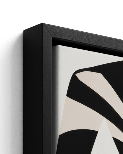 The Bearer - Black Framed Canvas Detail