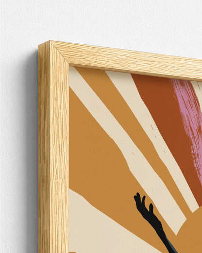 Give Thanks - Wood Frame Detail
