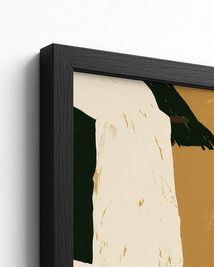 Blue Mountain Morning - Black Frame