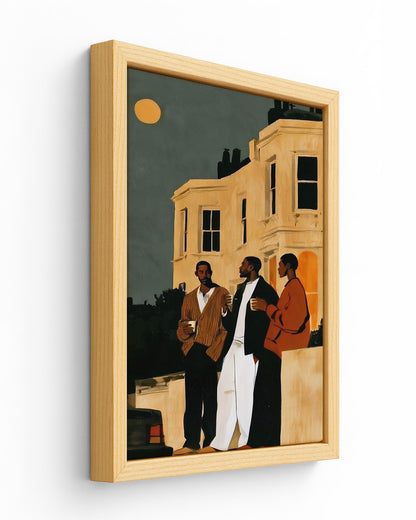 Front Steps - Wood Framed Canvas