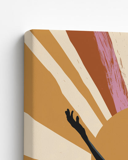 Give Thanks - Slim Canvas Detail