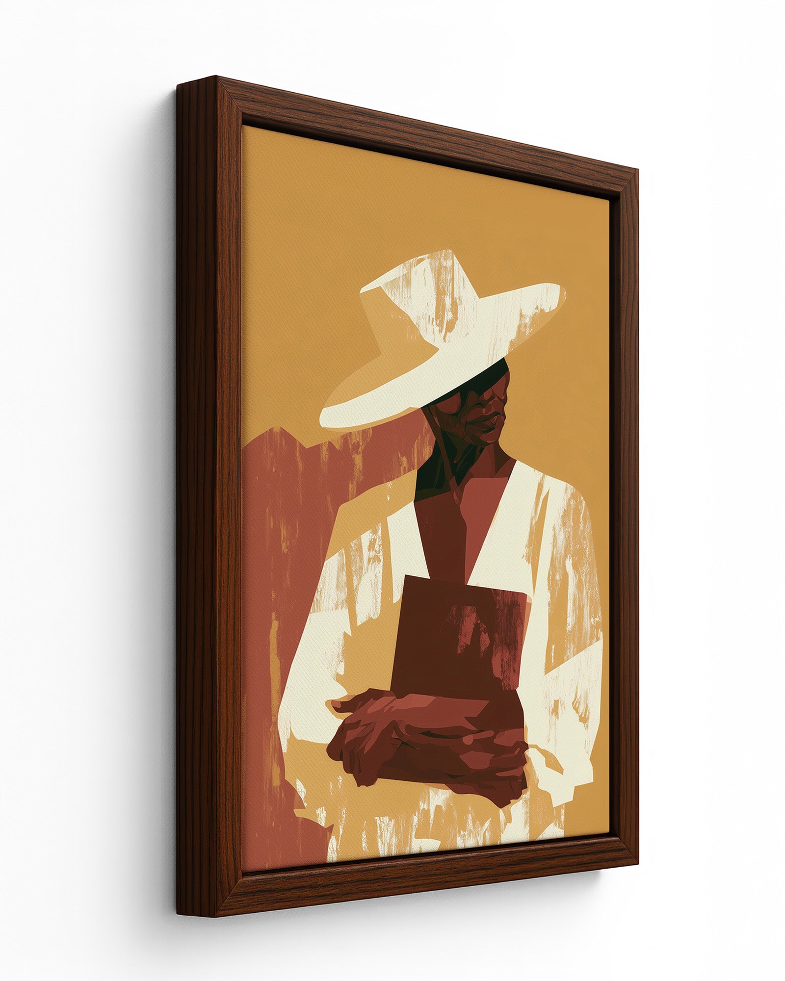Sunday Best - Black Framed Canvas