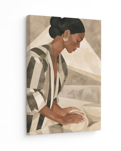 Kneading - Slim Canvas