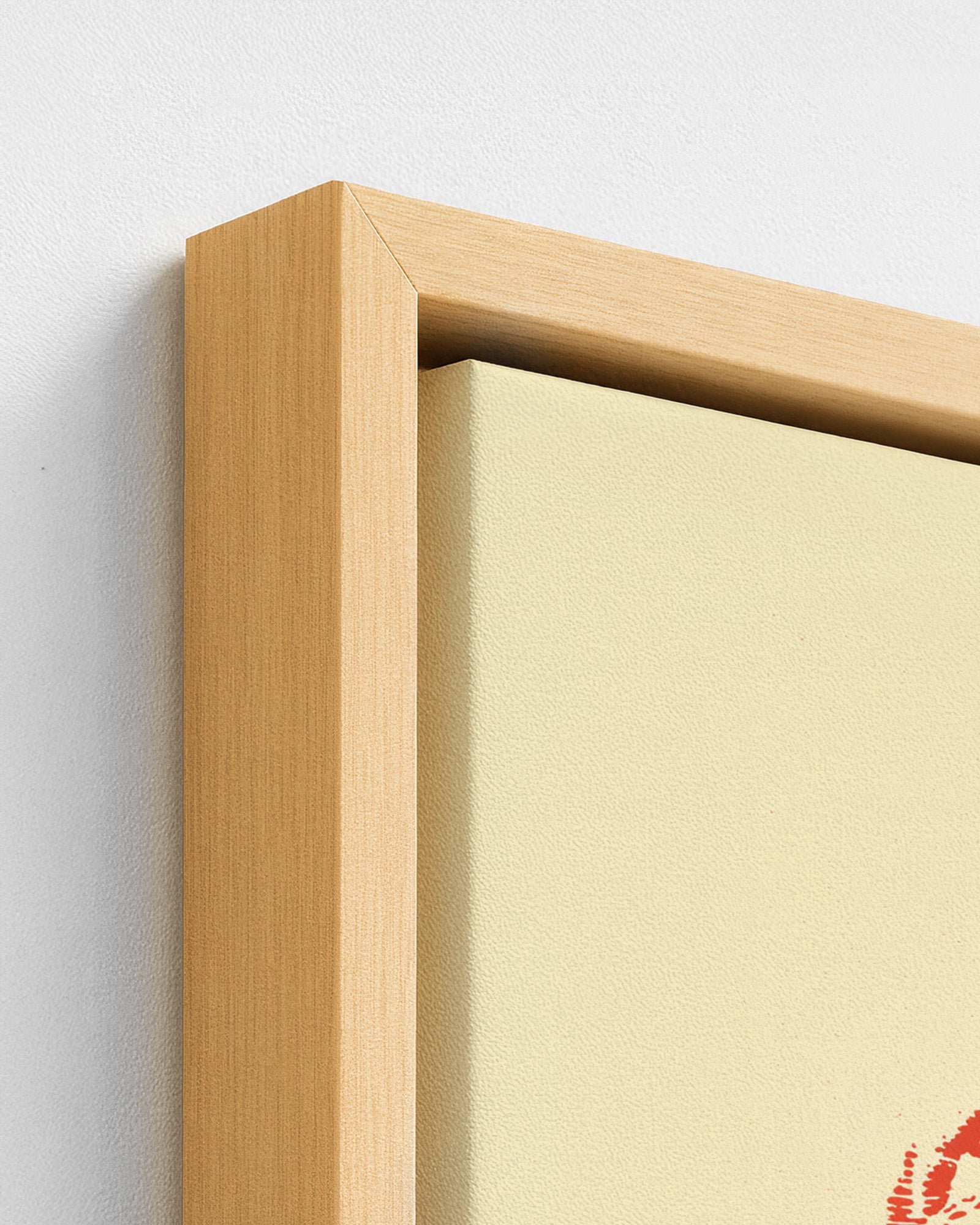 The Sound Man - Wood Framed Canvas Detail