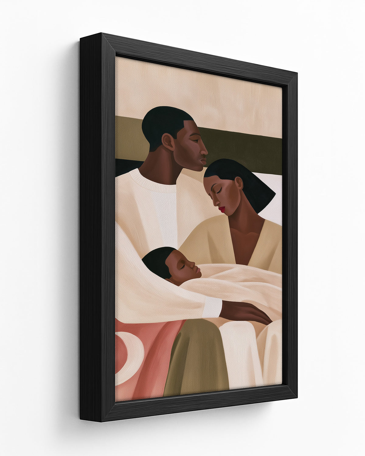Rest Easy - Black Framed Canvas