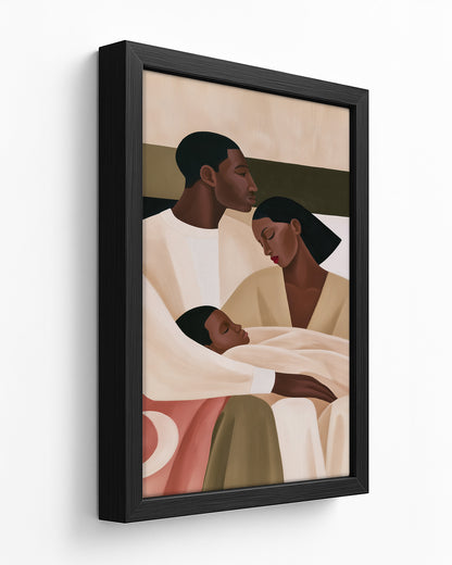 Rest Easy - Black Framed Canvas