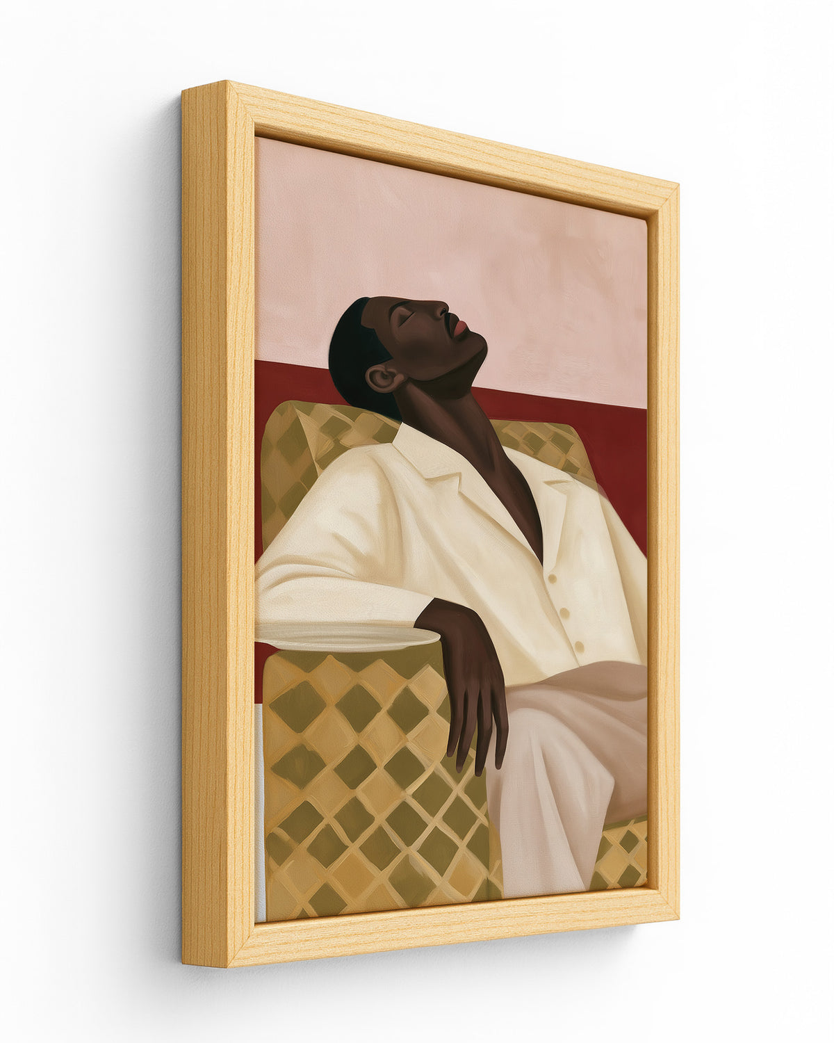 Belly Full - Wood Framed Canvas