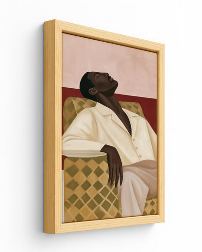 Belly Full - Wood Framed Canvas