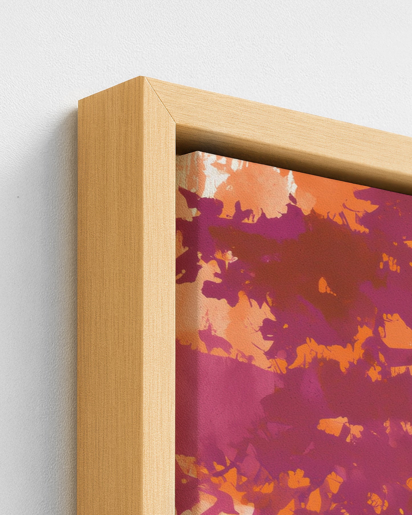 Treasure Beach - Wood Framed Canvas Detail