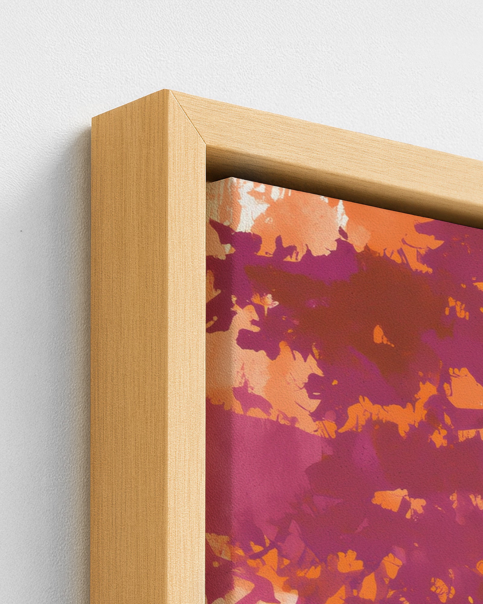 Treasure Beach - Wood Framed Canvas Detail