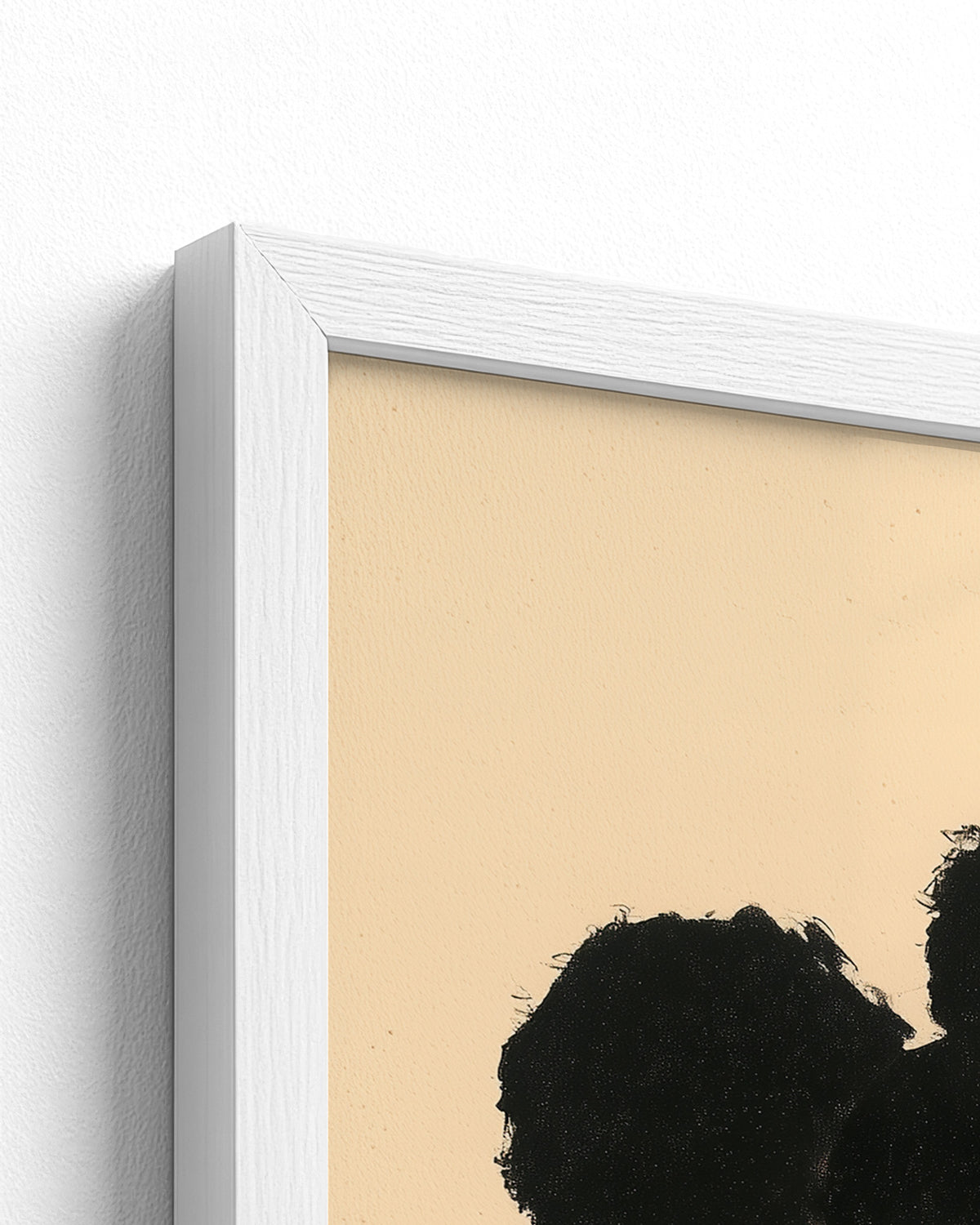 Three in a Row - White Frame