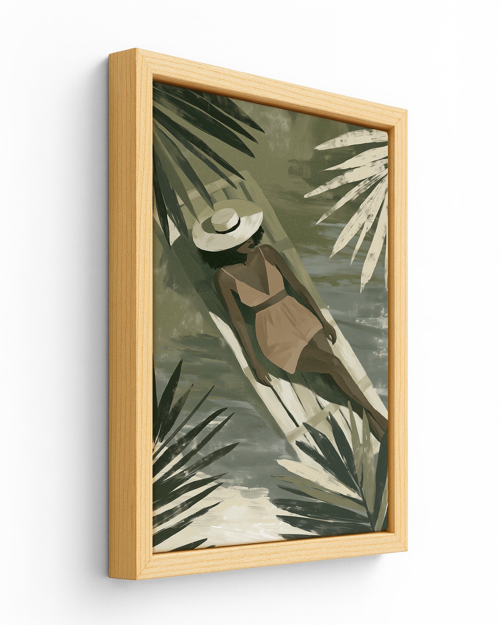 Island Ease - Wood Framed Canvas