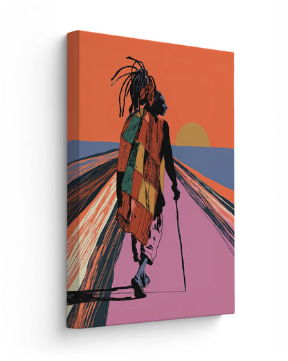 The Long Road Home - Thick Canvas