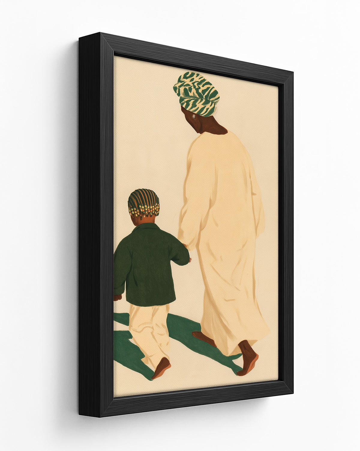 Church Bound - Black Framed Canvas