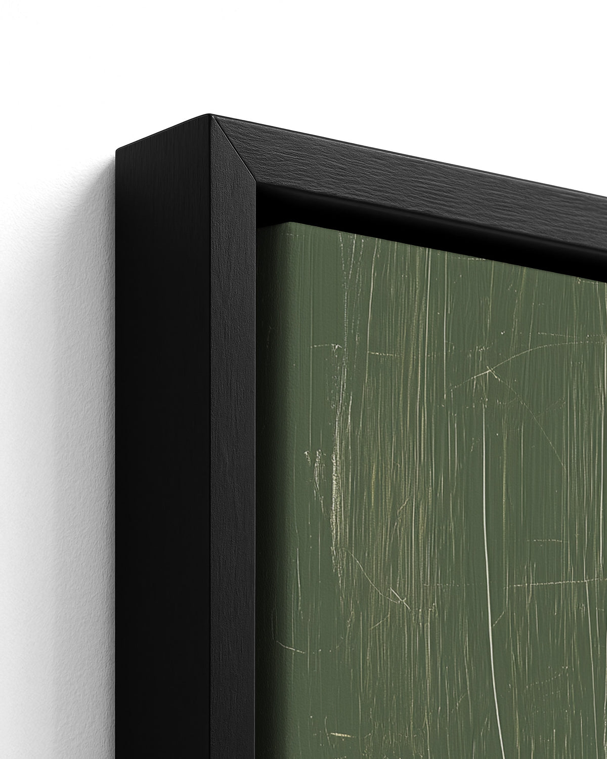 Dominoes - Black Framed Canvas Detail