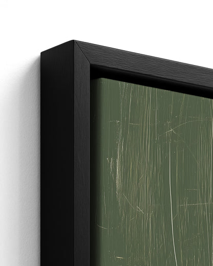 Dominoes - Black Framed Canvas Detail