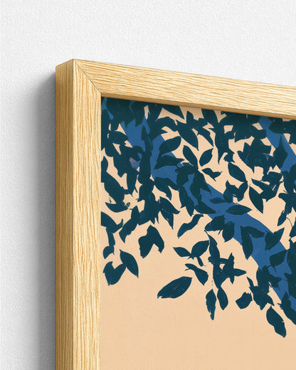 The Drum Keeper - Wood Frame Detail