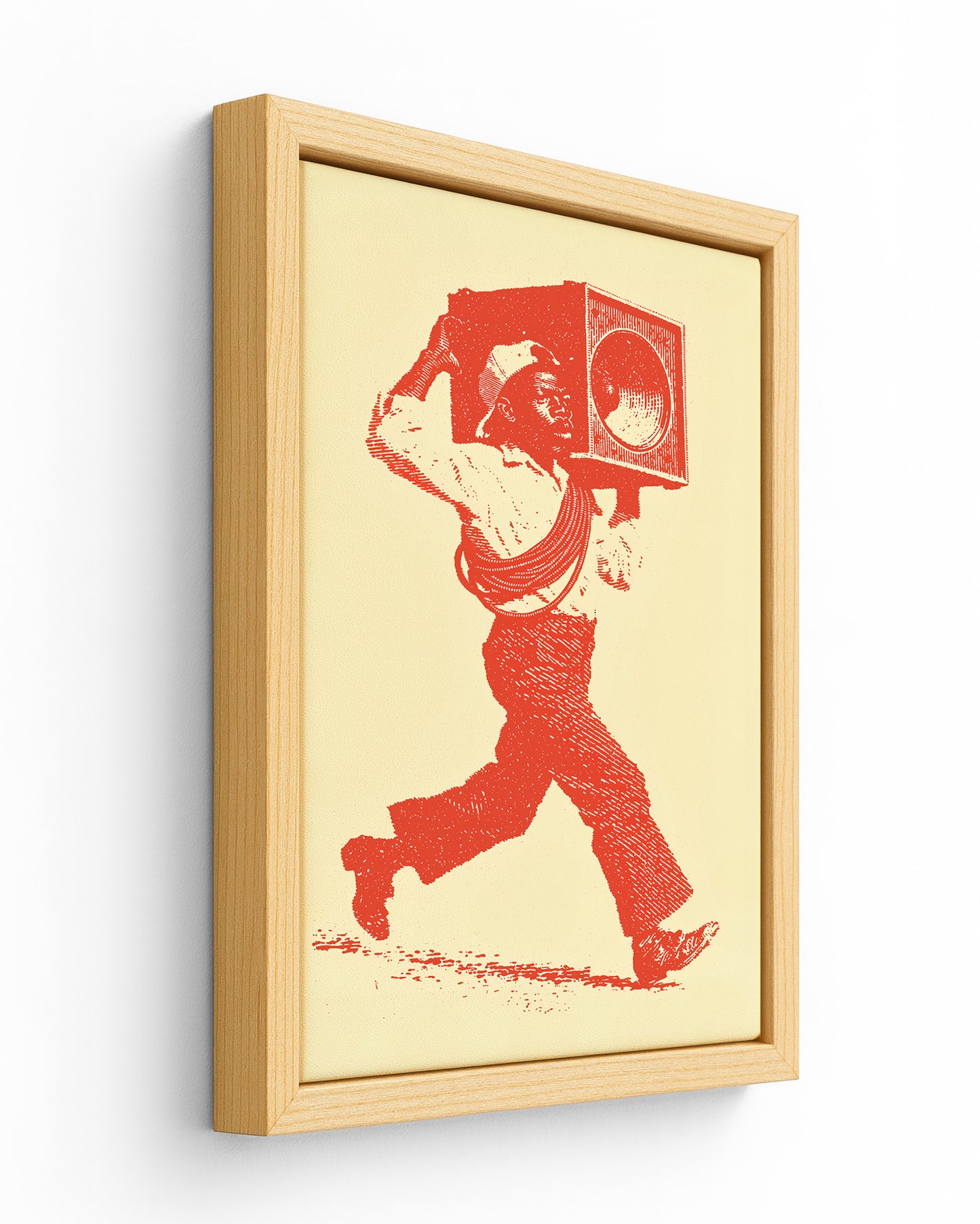The Sound Man - Wood Framed Canvas