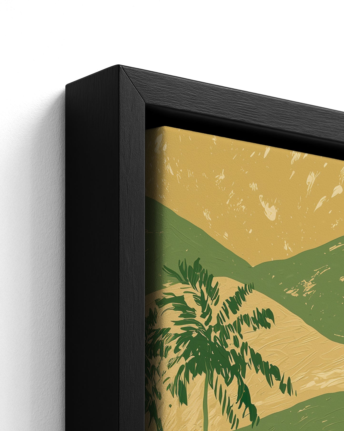Provision Ground - Black Framed Canvas Detail